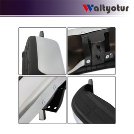 waltyotur Chrome Rear Bumper without Parking Replacement for Express 2500 3500 & Savana 2500 3500 1996-2023 Replacement for Express 1500 & Savana 1500 1996-2014 25962249 GM1103142