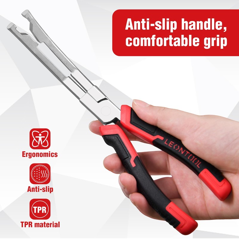 LEONTOOL Angled Jaw Glow Plug Pliers Curved Jaw Glow Plug