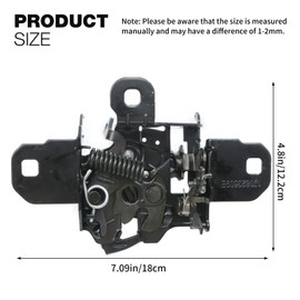 1J0823509 Hood Latch Lock and Hood Puller, Replacement for Jetta Golf GTI MK4 1999 2000 2001 2002 2003 2004