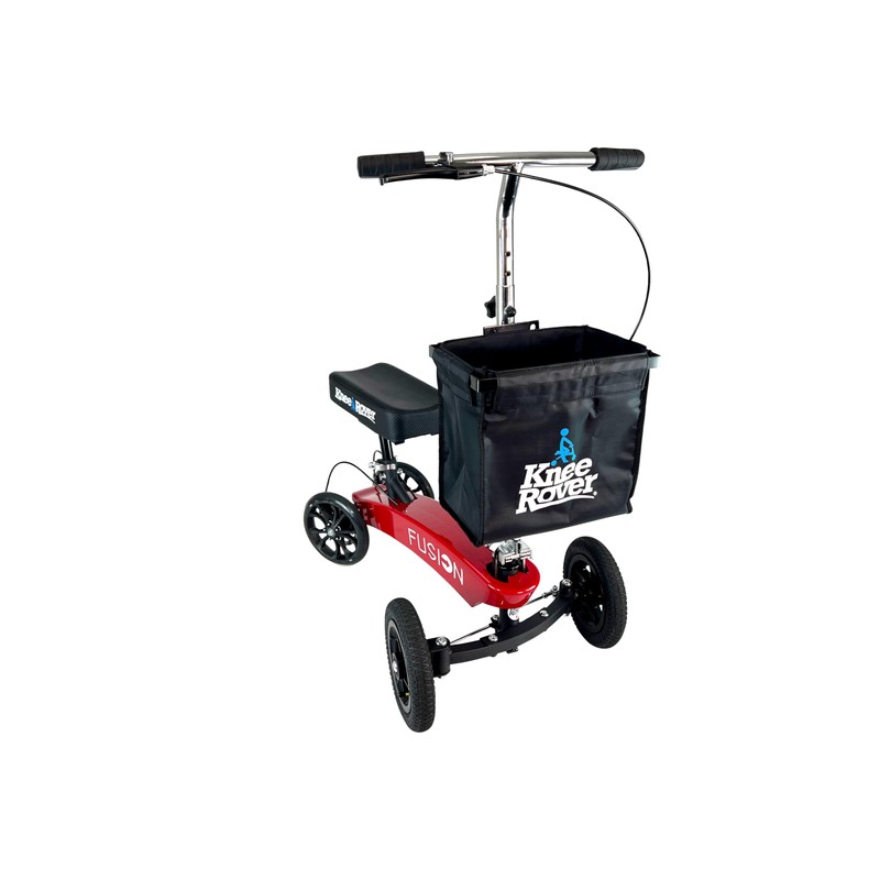 KneeRover Deluxe Knee Scooter Basket Accessory with Large Capacity -