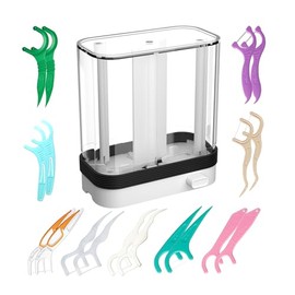 Soporte De Selección De Hilo Dental Vacío, Dispensador De Selección De Hilo Dental Para Limpiar Los Dientes, Estuche De Púas De Hilo Dental De Viaje, Soporte Para Hilo Dental