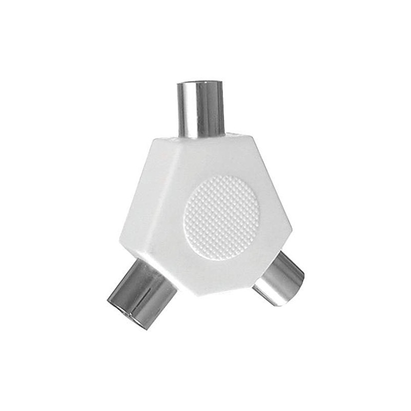 Nartel® Co-Axial TV Aerial Y Splitter (Pack of 1)