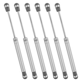 6 pieces (200N) silver hydraulic gas lift, gas lift tailgate, gas pressure springs, flap fitting, gas pressure damper for flaps, cabinet door, shock absorber, kitchen cabinet, soft close flap spring