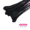 Dsoar 24 inch Ombre Dreadlock Extensions 20 pcs/Pack Synthetic Dreads