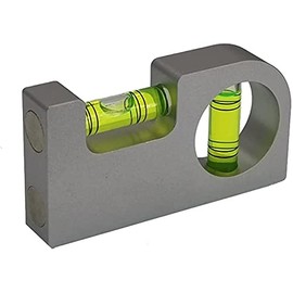 Con aleación de aluminio sólido magnético, mini regla de nivel portátil, medidor de burbujas de nivel (85 x 45 x 15 mm)