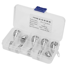 Fafeicy 10 Uds P80 electrodo de puntas de boquilla de antorcha, cortador consumible de corte por plasma, grosor de boquilla de 1,3 mm, para máquina de corte por plasma de aire(nozzle+Electrode)