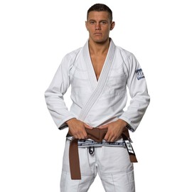 FUJI Premium Pearl Weave BJJ Belt, Jiu Jitsu Brown Belt, A2