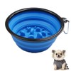 Pack of 2 Anti-Sling Dog Bowls, Cat Feeding Bowls, Slow