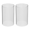PATIKIL 3"x4" Open Ended Glass Candle Holders, 2Pcs High Borosilicate
