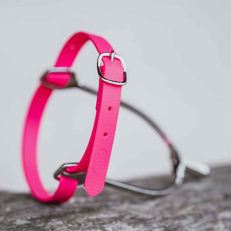 Sprenger BioThane Spur Strap, Stainless Steel - 45 cm, Pink
