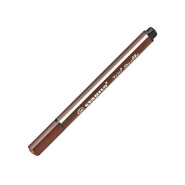 STABILO Scribbi Spring Loaded Fibre Tip Nib Marker - Brown