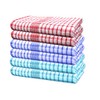 Mono Check Pure Cotton Tea Towels Wonderdry Bar Kitchen Dish