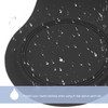 Capa de Peluquería de Silicona Negra Protector de Cuello para