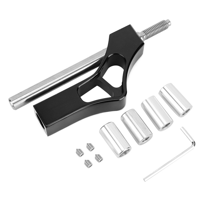 Aluminum Car Gear Extender Adjustable Shifter Lever Shift Knob Fit