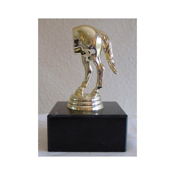 Horse's Rear Jack Ass Award Trophy with 3 Lines of Custom Text