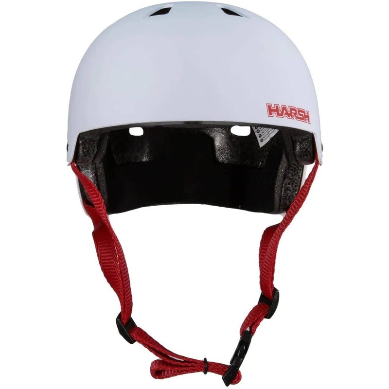 Harsh ABS Scooter Skateboard Helmet - Matt Black (Medium (55cm