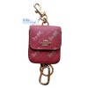 COACH MULTI ATTACHMENT CASE BAG CHARM WITH RED HORSE AND