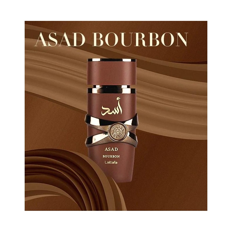 Lattafa Asad Bourbon Eau De Parfum 3.4 FL.OZ - Oriental