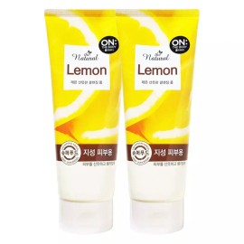 LG 엘지 온더바디 더내추럴 클렌징 폼 지성용 산뜻한 레몬 200g X 2개 LG On The Body The Natural Cleansing Foam for Oily Skin Refreshing Lemon 200g x 2