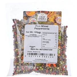 Old India Five Mixed Peppercorns 100g