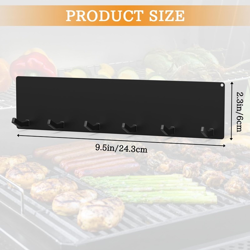 Sirozi 6 Pcs Magnetic Grill Hooks, Magnetic Hooks for Traeger