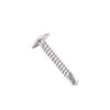 100Pcs Self Drilling Screw M4.2x25 Round Washer Stainless Steel Fastener