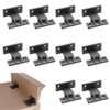 10 Pairs Push in Plinth Fasteners Hidden ABS Press Fit