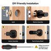 ThorBolt Fingerprint Door Lock with Keypad Door Knob, HomeKit Lock