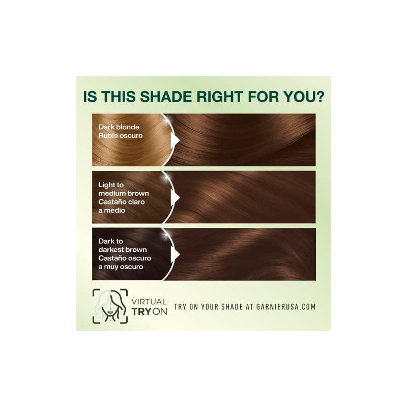 Garnier Hair Color Nutrisse Nourishing Creme, 535 Medium Golden Mahogany