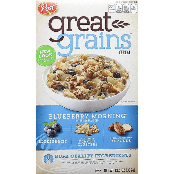 Post Blueberry Morning Cereal, 13.5 oz