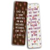 NewEights Inspirational Scriptures Bible Quotes Bookmarks (2-Sets X 6 Cards)
