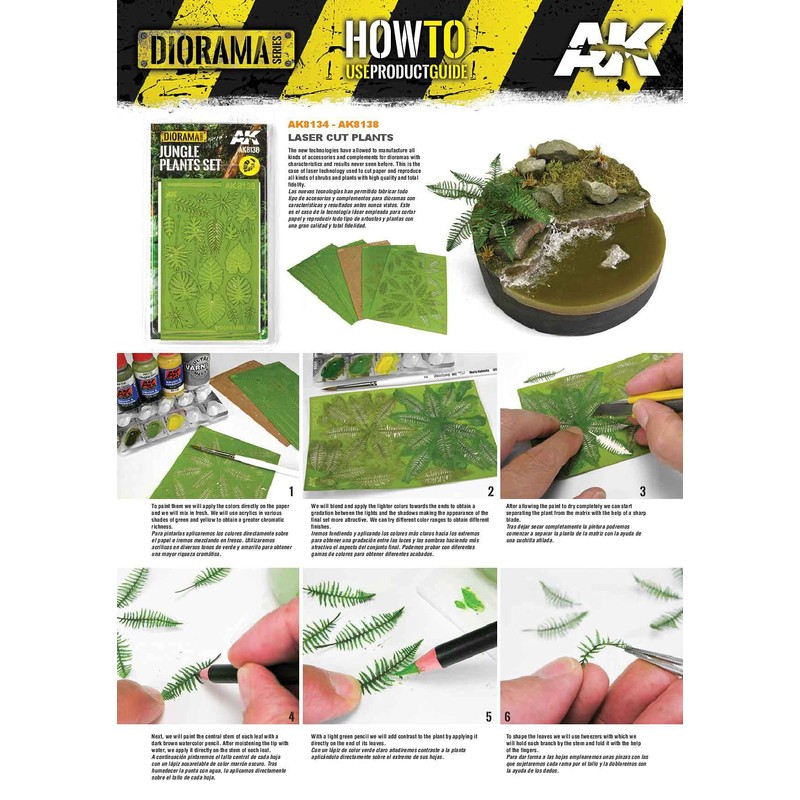 AK-Interactive Jungle Plant Set