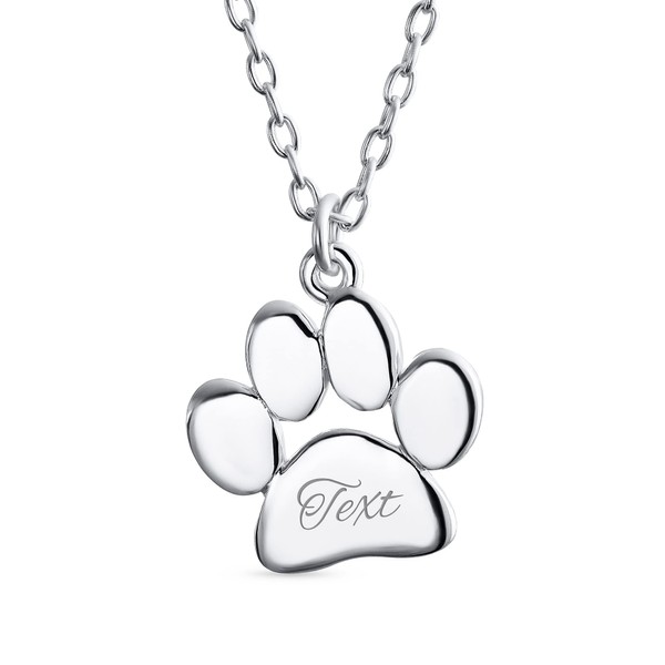 Personalized Script Initial Alphabet A-Z Dainty Dog Cat Pet Kitten