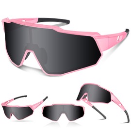 Polarized Sports Sunglasses for Men Women Youth Baseball Cycling Running Driving Fishing Tennis Golf Motor TAC UV400 TR90