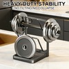 uwoneg kitchen pot lid storage rack with tray, pot lid