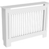 High Radiator Cover Wood Cabinet: External 36 Inch Height White