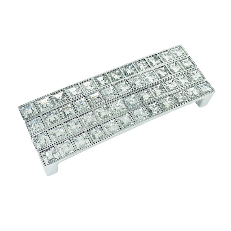 Micro Trader 4x Crystal Cabinet Pull Handle Bar Drawer Cabinet
