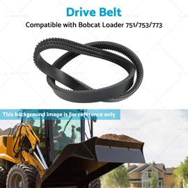MAX COOL Hydraulic Pump EPDM Drive Belt Suitable for Bobcat 6672021 430 435 751 753 773