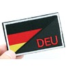 German Flag DEU Velcro Patch Detachable Military Airsoft Embroidery Patch