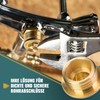 Poppstar 2 x Brass Plug 1/2 Inch Male Thread (BSP