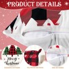 Ganeen 12 Pcs Christmas Pillow Covers Red and Black Buffalo