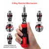SHARDEN Ratcheting Screwdriver 13-in-1 Multibit Screwdriver All in One Screwdriver