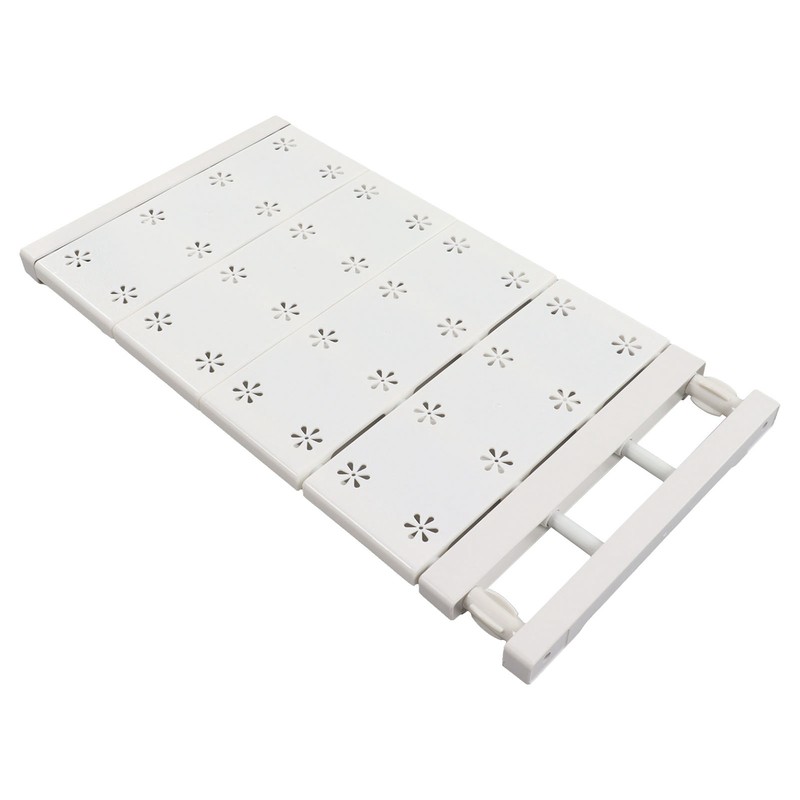 Wardrobe Partition Board Storage Extendable Rod Space Saving Layered Partition