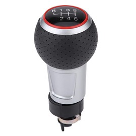 Car Gear Head, Car Stick Shifter 6 Speed Gear Knob for A4 S4 B8 8K A5 8T Q5 8R 2007-2015(Red)