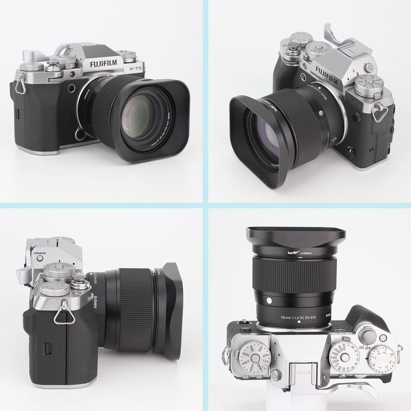 Haoge LH-SM5614 Bayonet Lens Hood for Sigma 56mm F1.4 DC
