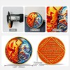 deDecoml Sobriety Token Phoenix Flower Fairy Design with Inspirational Prayer（2