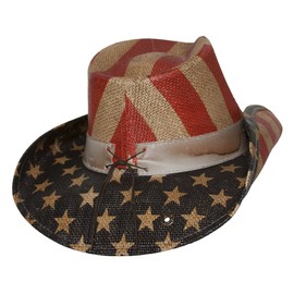 Peter Grimm Blue Justice USA Cowboy Hat