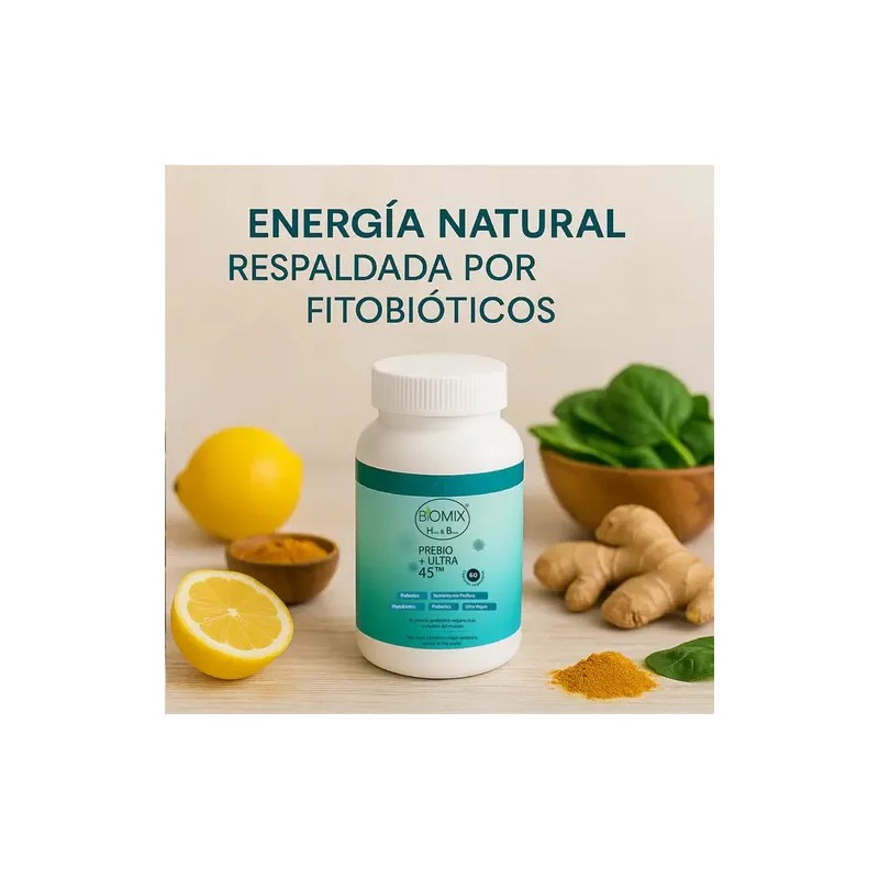 Probióticos y Prebióticos Con Cúrcuma, Zinc y Vitamina D3 para