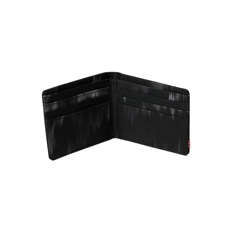 Herschel Unisex Wallet, Blurred Ikat Black, roy purse