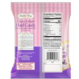 Coastal Bay Creamy Delight Hard Candy 6 oz bag (2 bags 12 oz total)